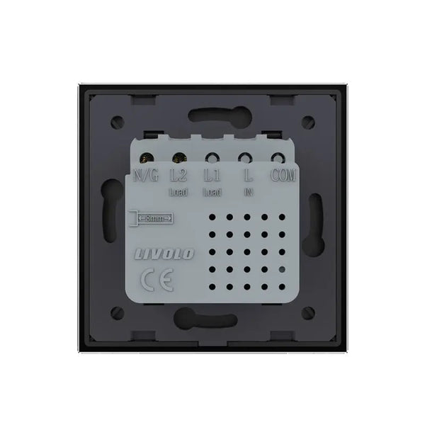 Livolo | Zwart | SR | USB + USB type C oplader Livolo Nederland B.V.