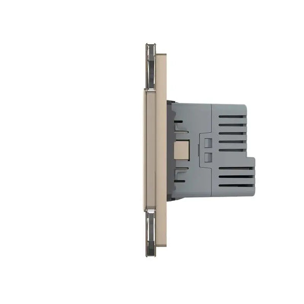 Livolo | Goud | 1+SR | Aan/Uit | Schakelaar | Wandcontactdoos + USB-C Oplader Livolo Nederland B.V.