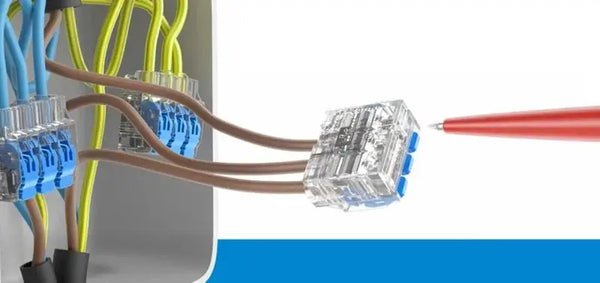 Las klem | 3 Voudige snelkoppeling | Universeel | Soepel en harde kern draad Livolo Nederland B.V.