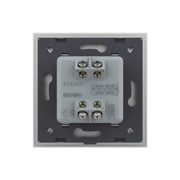 Livolo | Grijs | 1 | Aan/Uit | Kruis | Wipschakelaar Livolo Nederland B.V.