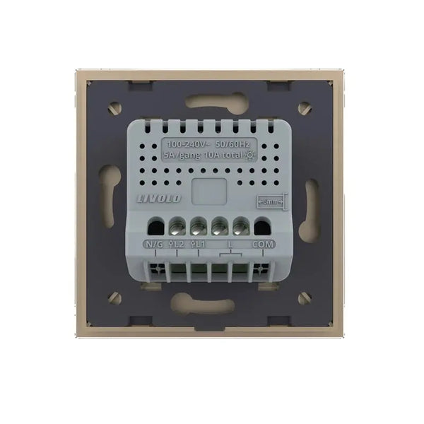 Livolo | Goud | 2 | Dimmer | Schakelaar Livolo Nederland B.V.