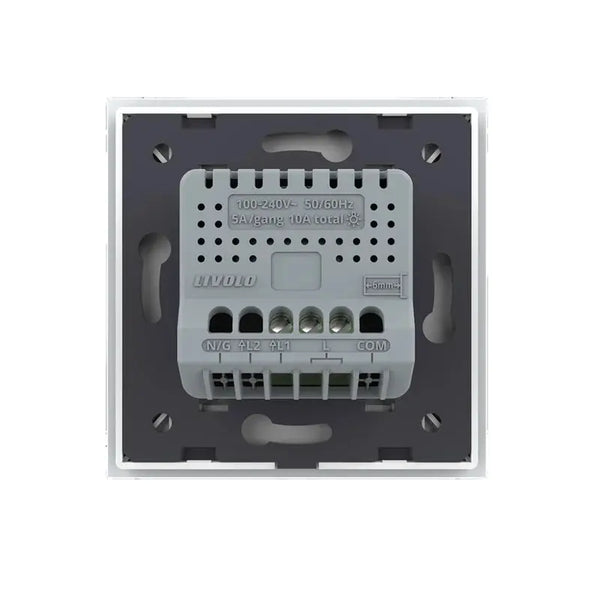 Livolo | Wit | 1 | Aan/Uit | Schakelaar - Livolo - Design schakelaar