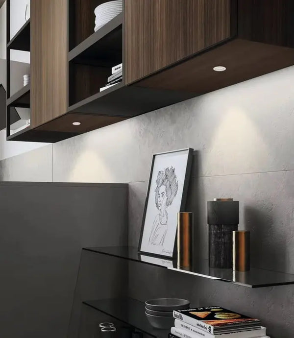 Mini Inbouwspot | Wit | Kantelbaar en Richtbaar | IP44 | Rond | ø 45mm Livolo Nederland B.V.