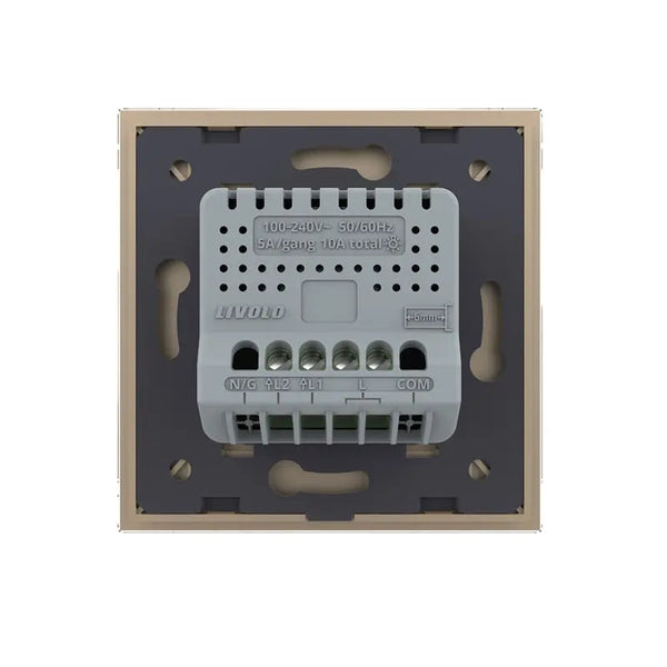 Livolo | Goud | 2 | Aan/Uit | Schakelaar | Smart Home Livolo Nederland B.V.
