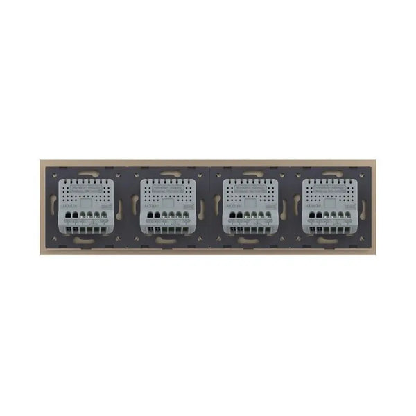 Livolo | Goud | SR+SR+SR+SR | Slide-Dimmer | Wisselschakelaar | Smart Home Livolo Nederland B.V.