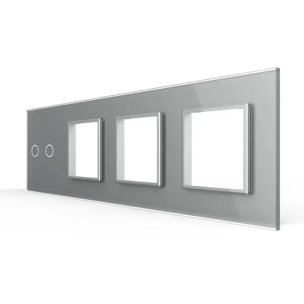 Livolo | Grijs | 2+SR+SR+SR | Glasplaat | Combinatie Livolo Nederland B.V.