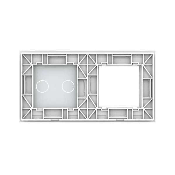 Livolo | Wit | SR+2 | Glasplaat | Combinatie Livolo Nederland B.V.