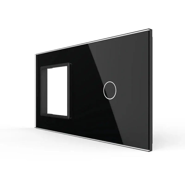 Livolo | Zwart | SR+1 | Glasplaat | Combinatie Livolo Nederland B.V.