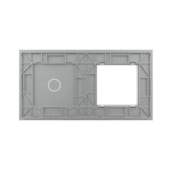 Livolo | Grijs | SR+1 | Glasplaat | Combinatie Livolo Nederland B.V.