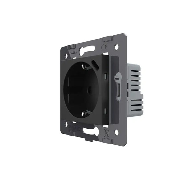 Livolo | Zwart | SR | Module Wandcontactdoos + USB-C Oplader Livolo Nederland B.V.