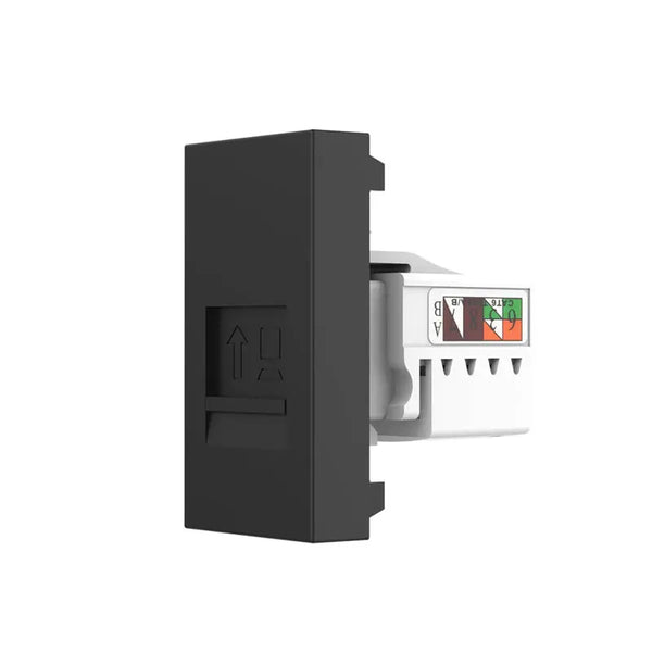 Livolo | Zwart | SR | Enkel | Netwerk - RJ45 | Cat.6 Livolo Nederland B.V.