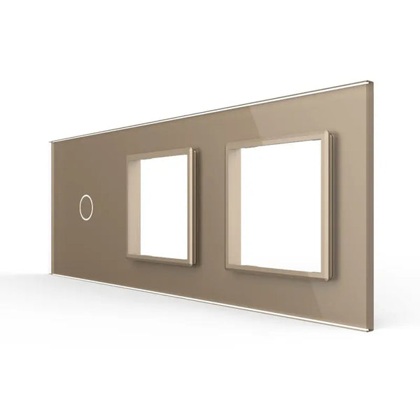 Livolo | Goud | 1+SR+SR | Glasplaat | Combinatie Livolo Nederland B.V.