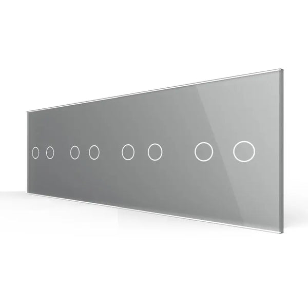 Livolo | Grijs | 2+2+2+2 | Glasplaat | Touchschakelaar Livolo Nederland B.V.