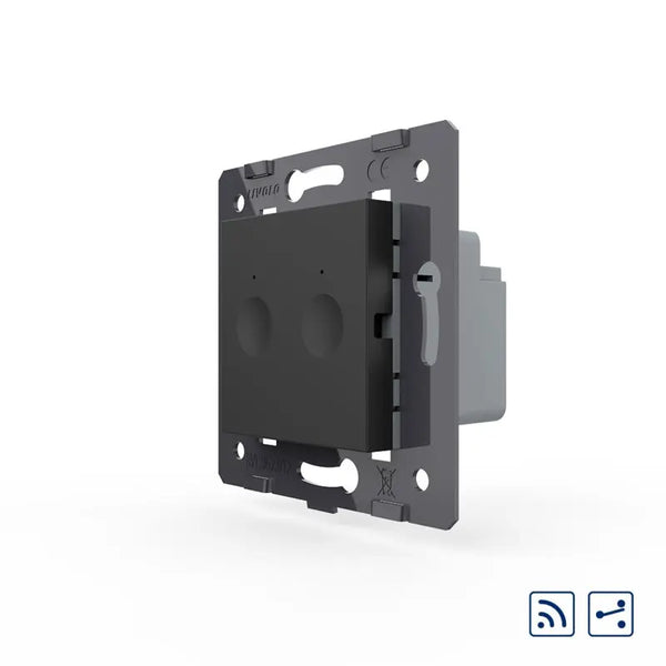 Livolo | Zwart | SR | Module | Aan/Uit | Dubbel | Schakelaar | Afstandsbediening Livolo Nederland B.V.