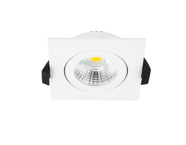 Inbouwspot | Wit | Lage inbouwdiepte | IP54 | Kantelbaar | Vierkant | Ø 68mm Livolo Nederland B.V.