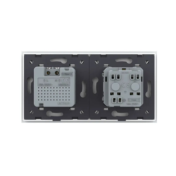 Livolo | Wit | SR+SR | Wandcontactdoos | France | Bewegingsmelder | Aan/Uit Livolo Nederland B.V.