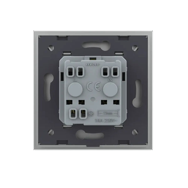 Livolo | Grijs | SR | Wandcontactdoos | IP44 | France Livolo Nederland B.V.