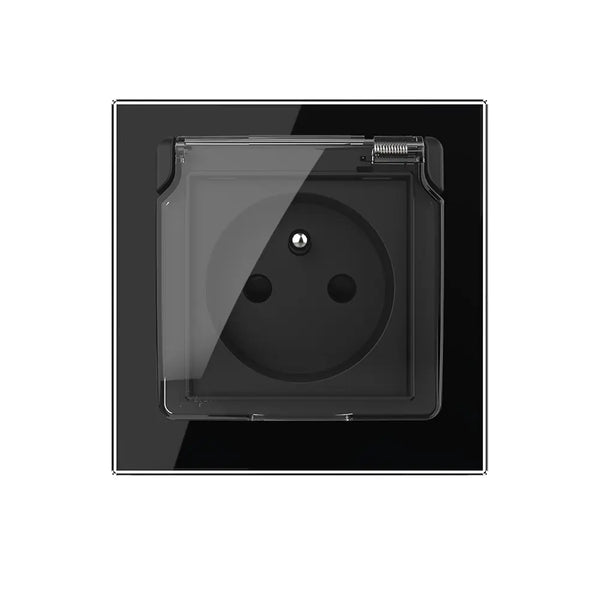 Livolo | Zwart | SR | Wandcontactdoos | IP44 | France Livolo Nederland B.V.