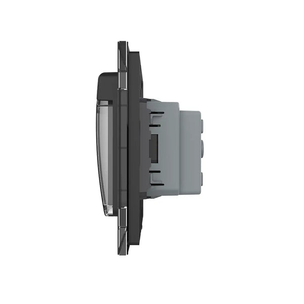 Livolo | Zwart | SR | Wandcontactdoos | IP44 | France Livolo Nederland B.V.