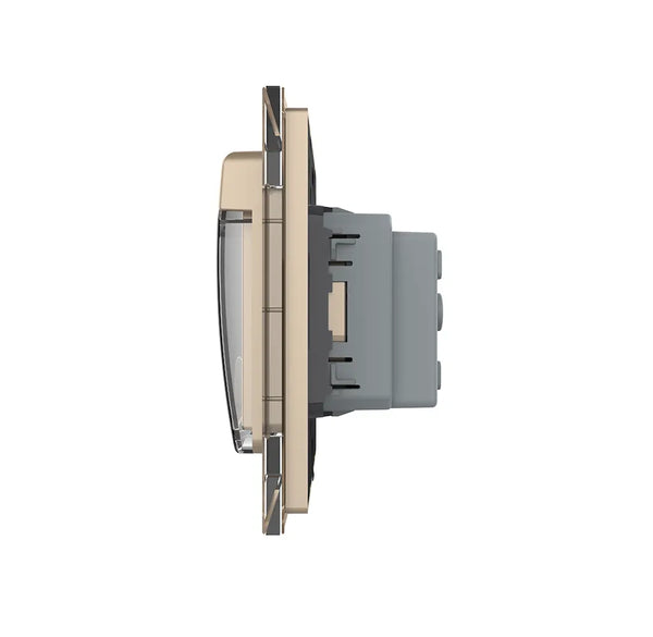 Livolo | Goud | SR | Wandcontactdoos | IP44 | France Livolo Nederland B.V.