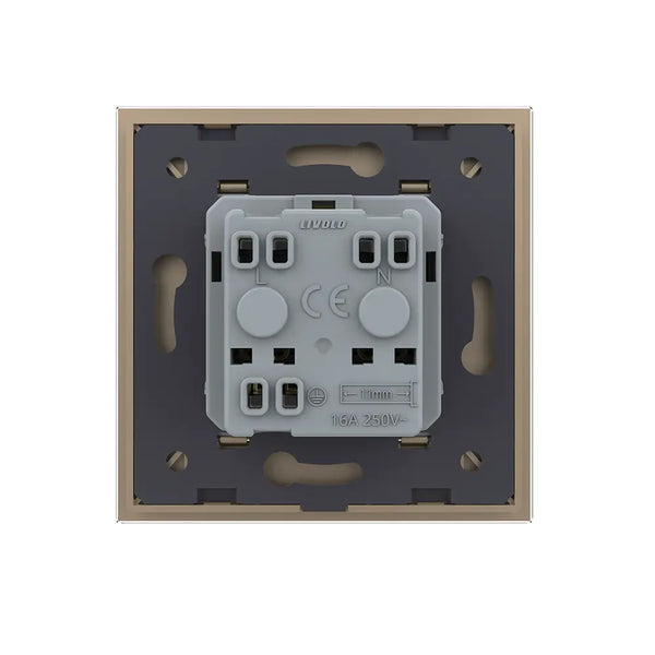 Livolo | Goud | SR | Wandcontactdoos | IP44 | France Livolo Nederland B.V.