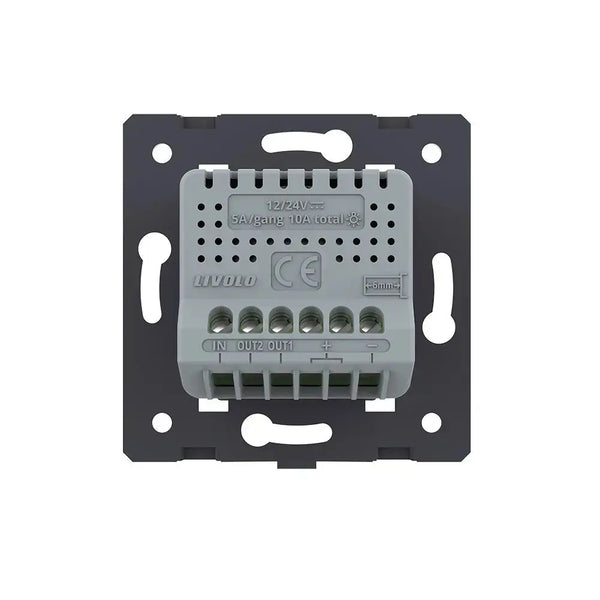 Livolo | 2 | Module | Aan/Uit | 12 of 24V DC | Schakelaar Livolo Nederland B.V.