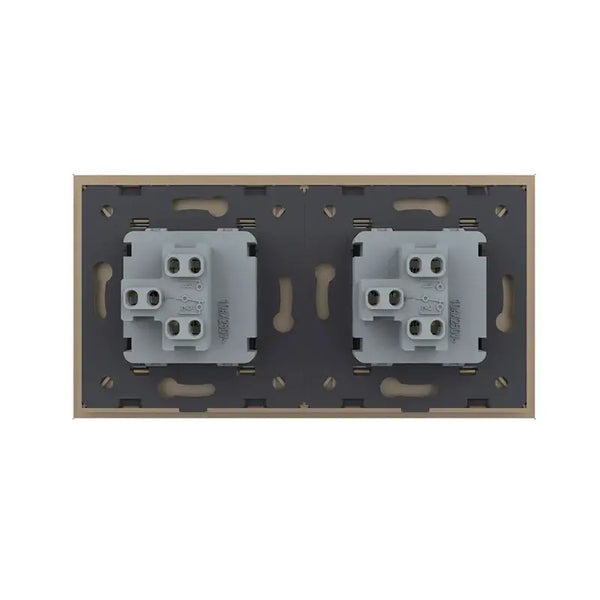 Livolo | Goud | 1+1 | Aan/Uit | Wipschakelaar Livolo Nederland B.V.