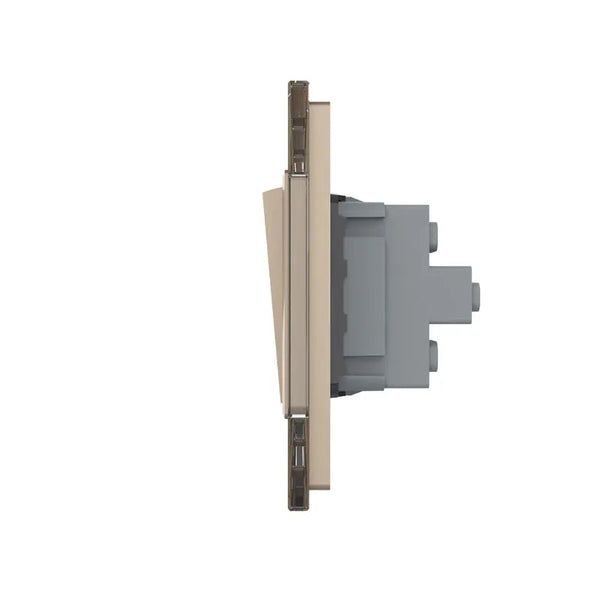 Livolo | Goud | 1+1+1+1+2 | Aan/Uit | Wipschakelaar Livolo Nederland B.V.