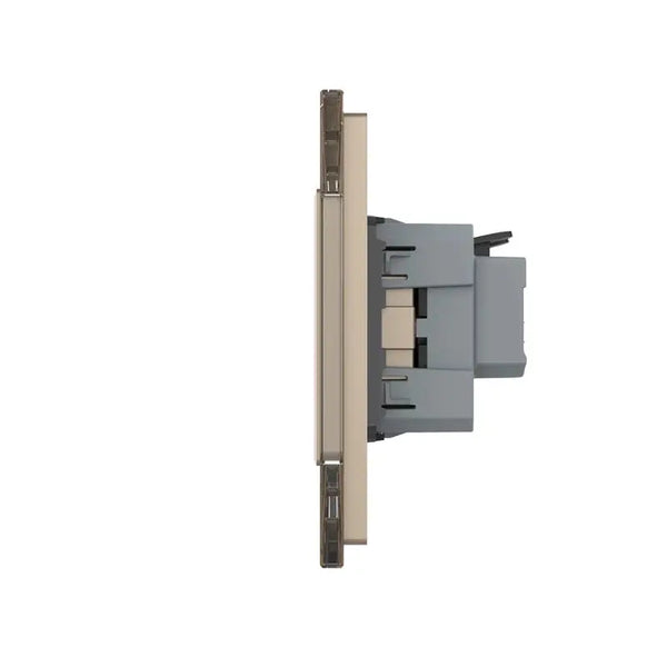 Livolo | Goud | 1+1+1+2+SR | Aan/Uit | Wissel | Wipschakelaar met wandcontactdoos Livolo Nederland B.V.