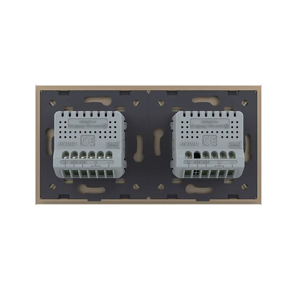 Livolo | Goud | 1+2 | Puls | 12 of 24V DC | Schakelaar Livolo Nederland B.V.