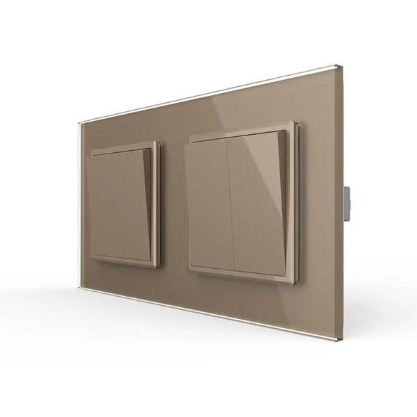 Livolo | Goud | 1+2 | Puls | Wipschakelaar Livolo Nederland B.V.