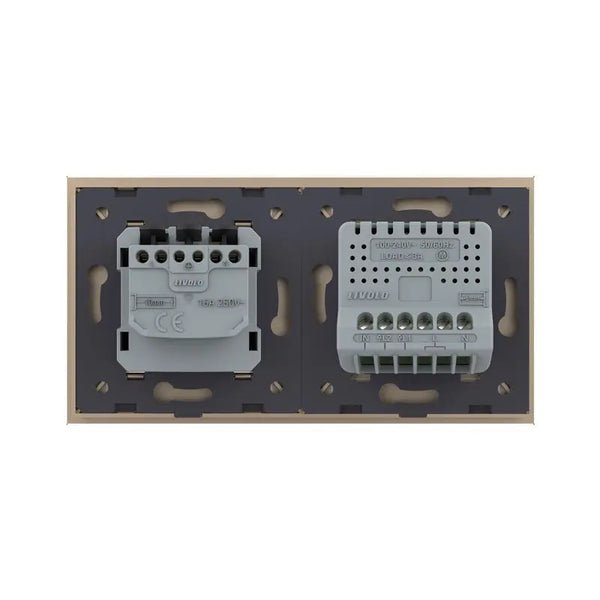 Livolo | Goud | 1+SR | Puls-potentiaal vrij contact | Schakelaar met wandcontactdoos Livolo Nederland B.V.