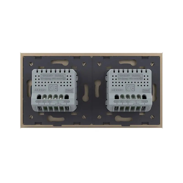 Livolo | Goud | 2+2 | Puls | Schakelaar Livolo Nederland B.V.