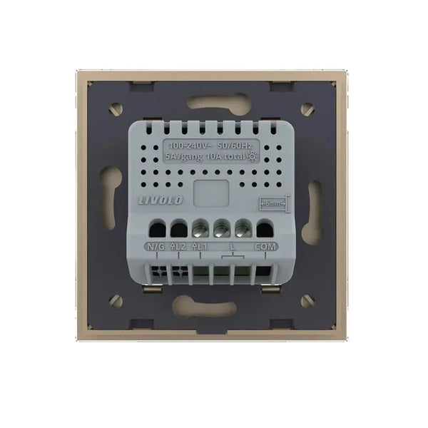 Livolo | Goud | SR | Aan/Uit | Enkel | Schakelaar Livolo Nederland B.V.