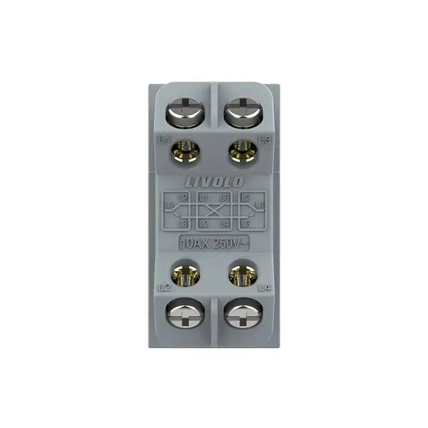 Livolo | Ouro | RS | Único | Ligado/Desligado | Cruz | Interruptor oscilante