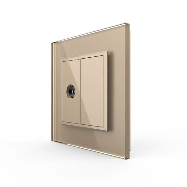 Livolo | Goud | SR | TV | Blindplaat Livolo Nederland B.V.