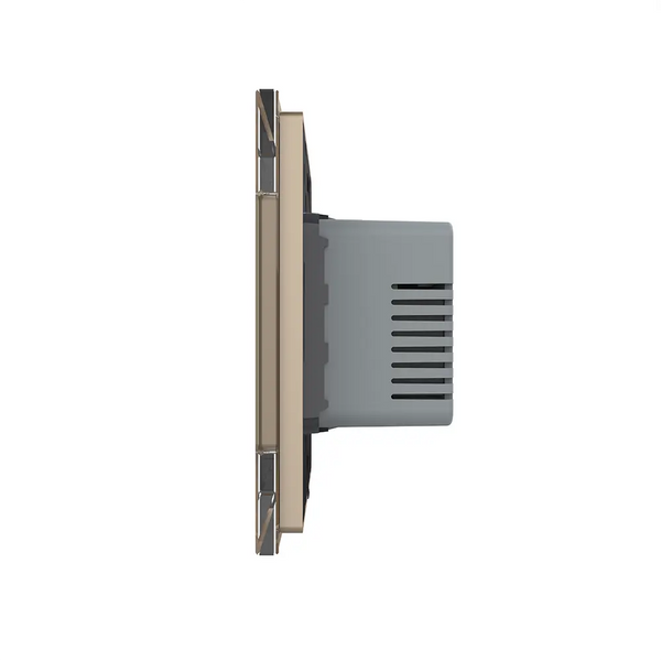 Livolo | Goud | SR | Thermostaat met zoneregeling | Met bedrade zonemotor | Smart Home Livolo Nederland B.V.