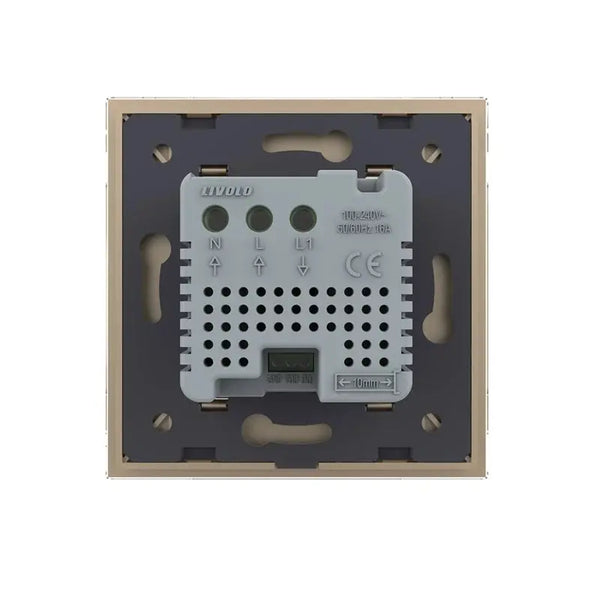 Livolo | Goud | SR | Thermostaat voor vloerverwarming met CV Livolo Nederland B.V.