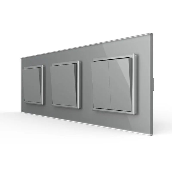 Livolo | Grijs | 1+1+2 | Puls | Wipschakelaar Livolo Nederland B.V.