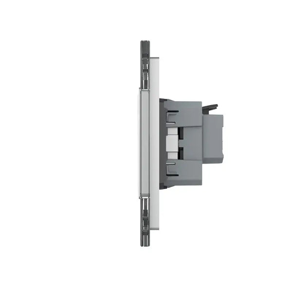 Livolo | Grijs | 1+1+2+SR | Aan/Uit | Wissel | Wipschakelaar met wandcontactdoos Livolo Nederland B.V.