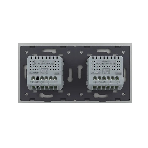 Livolo | Grijs | 2+1 | Aan/Uit | 12 of 24V DC | Schakelaar Livolo Nederland B.V.