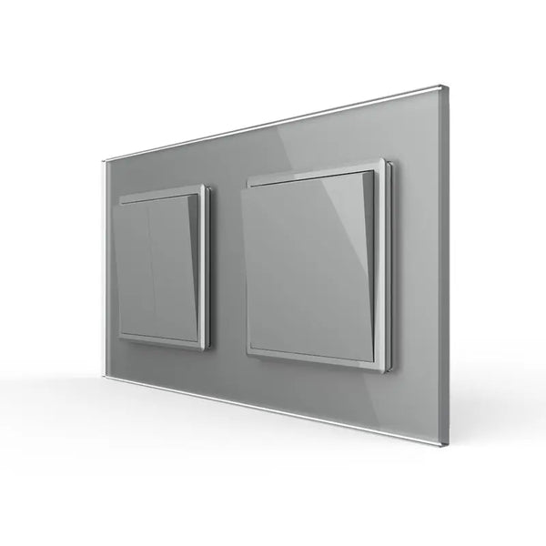 Livolo | Grijs | 2+1 | Aan/Uit | Wipschakelaar Livolo Nederland B.V.