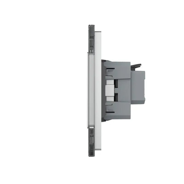 Livolo | Grijs | 2+2+2+2+SR | Aan/Uit | Wipschakelaar met wandcontactdoos Livolo Nederland B.V.