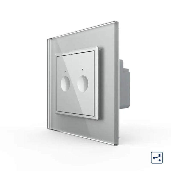 Livolo | Grijs | SR | Aan/Uit | Dubbel | Wisselschakelaar Livolo Nederland B.V.