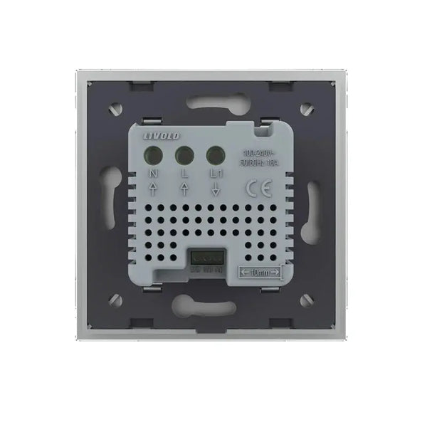 Livolo | Thermostaat voor cv-ketels | Inbouw | Grijs | Touch bediening