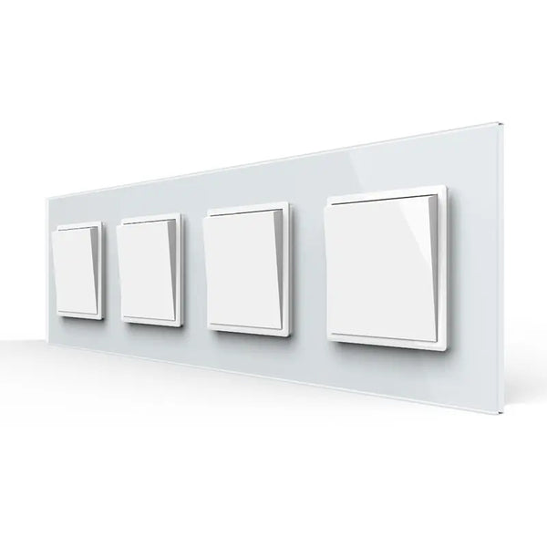 Livolo | Wit | 1+1+1+1 | Puls | Wipschakelaar Livolo Nederland B.V.