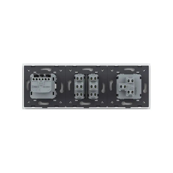 Livolo | Wit | 1+2+SR | Puls | Wipschakelaar met wandcontactdoos Livolo Nederland B.V.