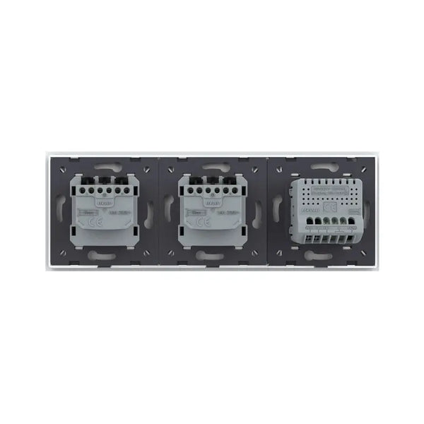 Livolo | Wit | 1+SR+SR | Dimmer | Schakelaar met dubbele wandcontactdoos Livolo Nederland B.V.