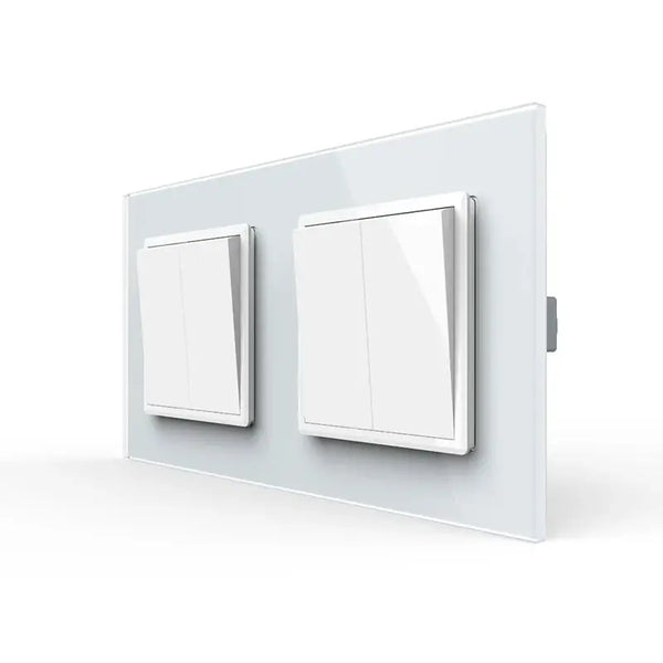 Livolo | Wit | 2+2 | Puls | Wipschakelaar Livolo Nederland B.V.