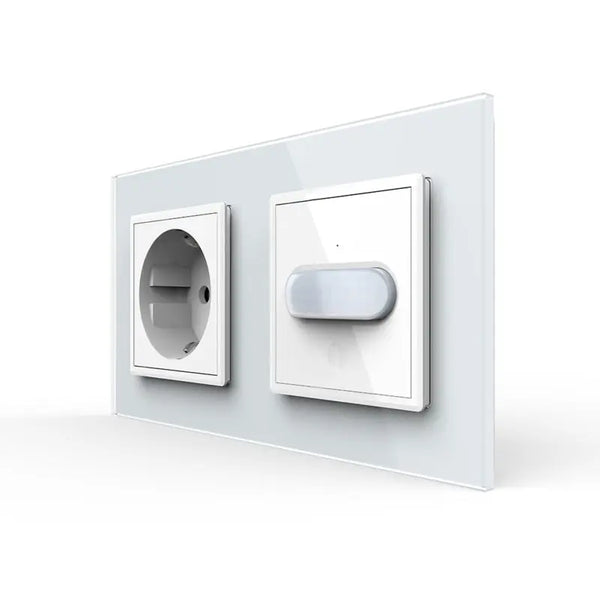 Livolo | Wit | SR+SR | Wandcontactdoos | Bewegingsmelder | Aan/Uit Livolo Nederland B.V.